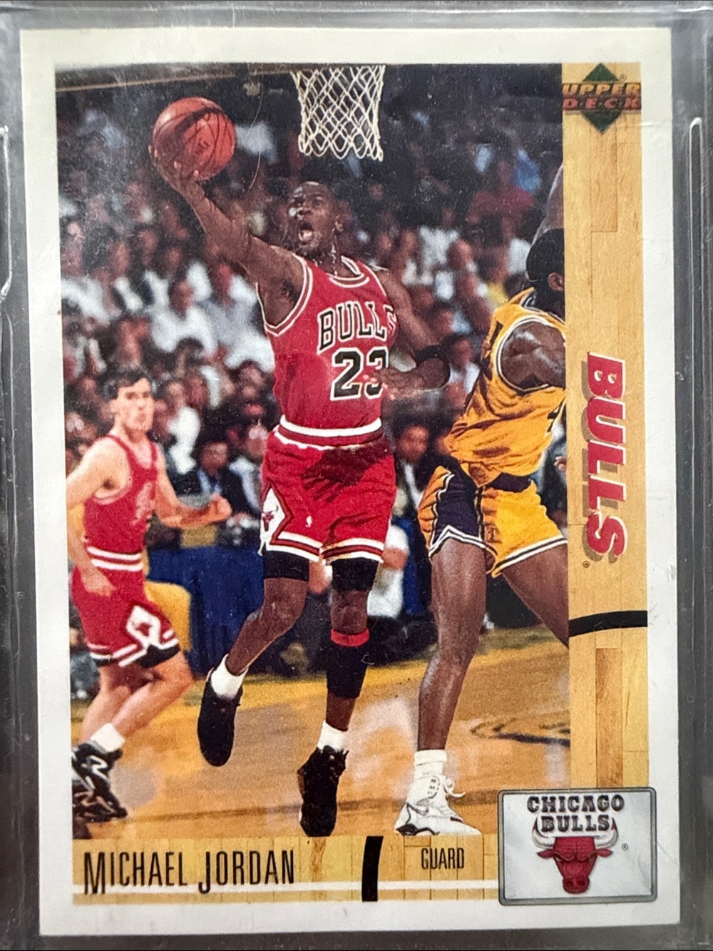 Michael Jordan Upper Deck Basketball Card - Red Bulls Red
